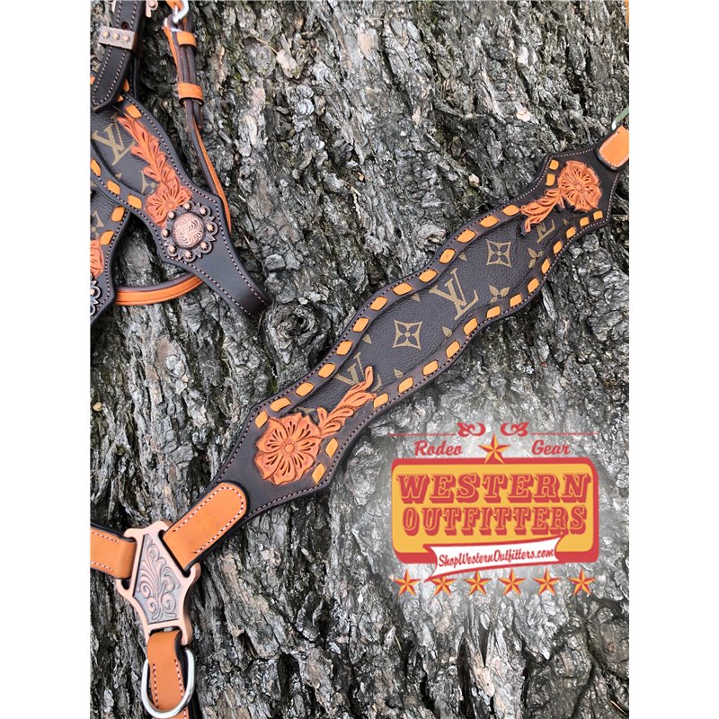 Laredo Fringe Beaded Headstall and Breast Collar Set Laredo Fringe Beaded Headstall and Breast Collar Set
