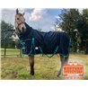 1200 Denier Waterproof Rain Navy/Turquoise Sheet With Attached Neck