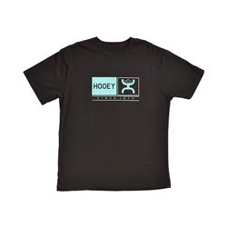 Hooey "Roots" Black and Light Blue Men's T-Shirt