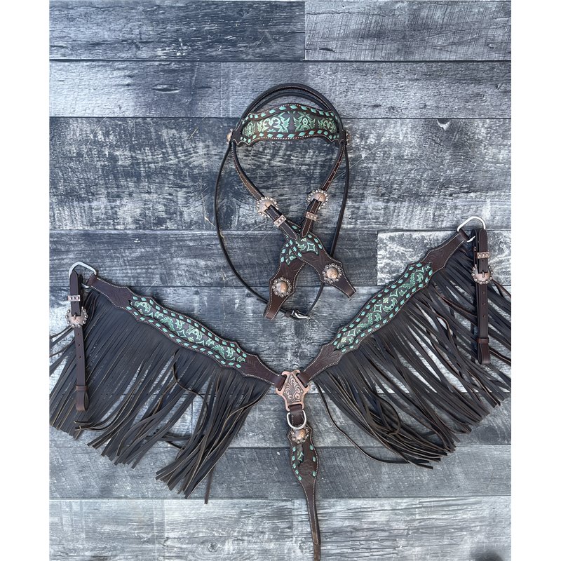 Dalton Fringe Headstall and Breast Collar Set