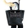 Trinity Ranch Hair-On Leather Collection Tote /Crossbody Black