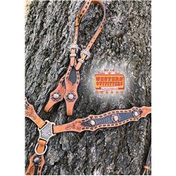 Kit Carson Headstall and Breast Collar Set
