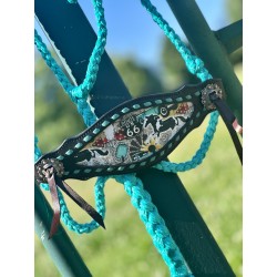 Braided Rope Halter - Route 66