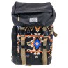 Hooey "Topper II" Backpack - Black/Orange Aztec