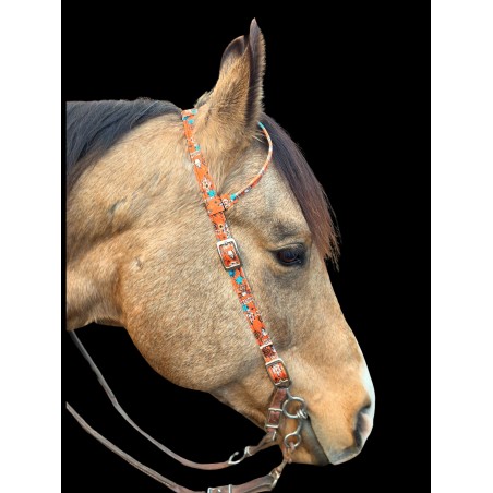 Schulz Equine One Ear Headstall Howdy