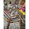 Neon Designer Headstall & Fringe Breast Collar Set