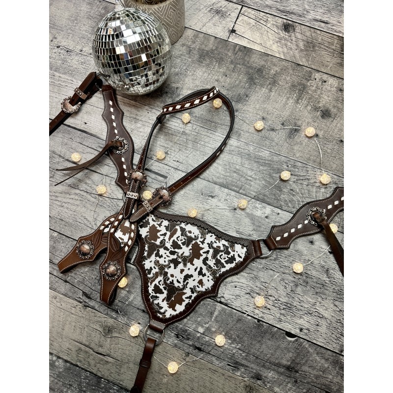 Cattle Drive Headstall & Breast Collar Set