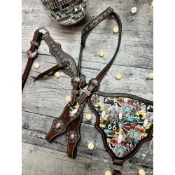 Route 66 Headstall & Breast Collar Set