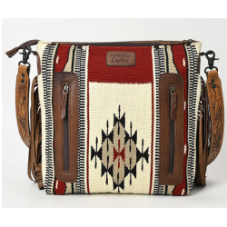 American Darling Crossbody Wool Saddle Blanket Bag Concealed Carry