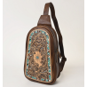American Darling Cross Body Hand Tooled Genuine Leather