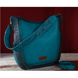 Montana West Wrangler Rivets Concealed Carry Oversize Hobo/Crossbody