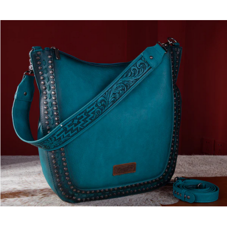 Montana West Wrangler Rivets Concealed Carry Oversize Hobo/Crossbody