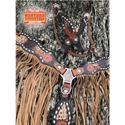 Josie Wales Headstall and Fringe Breast Collar Set