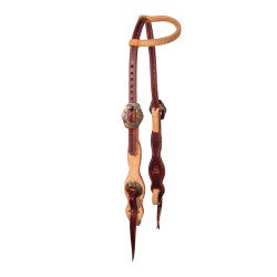 Professional's Choice Schutz Collection Headstall One-Ear Roughout