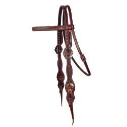 Professional's Choice Schutz Collection Headstall Browband Bison