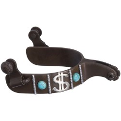 Turquoise Dollar Sign Spurs