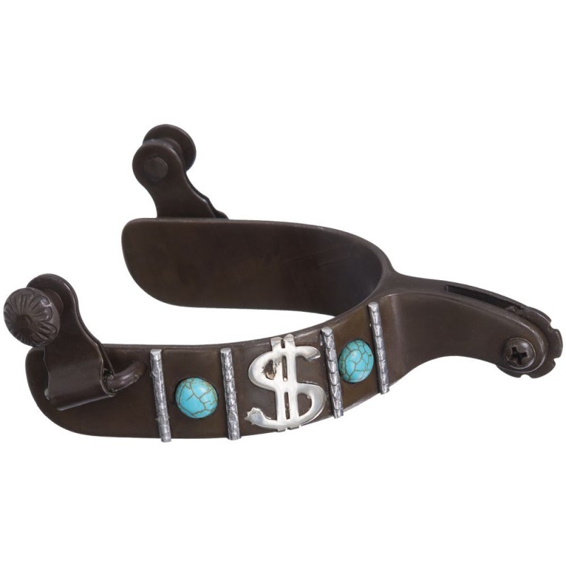 Turquoise Dollar Sign Spurs
