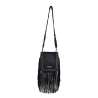 Montana West Wrangler Rivets Fringe Concealed Carry Crossbody - Black