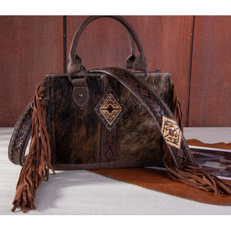 Trinity ranch cowhide purse sale