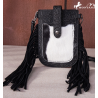 Montana West Hair-On Cowhide Fringe Phone Wallet Crossbody