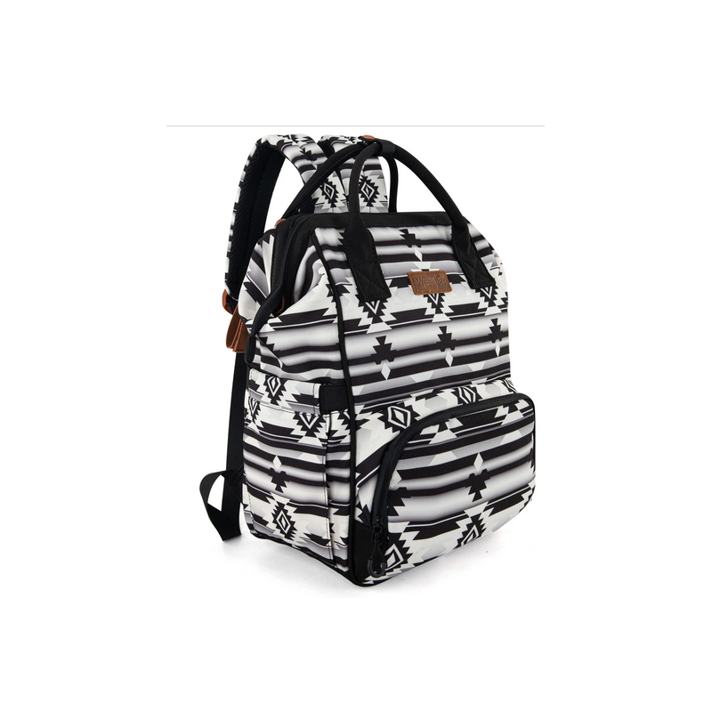 Wrangler Aztec Printed Callie Backpack Diaper Bag