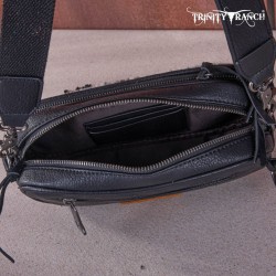 Trinity Ranch Fringe Belt Bag - Coffee