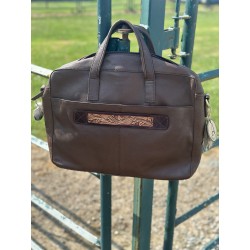 Montana West Ammi & Abba Briefcase Bag - Brown