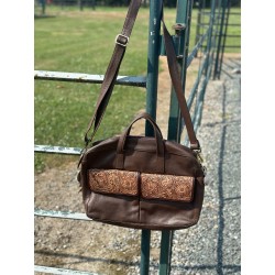 Montana West Ammi & Abba Briefcase Bag - Brown