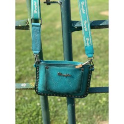 Wrangler Bag Studded - Turquoise