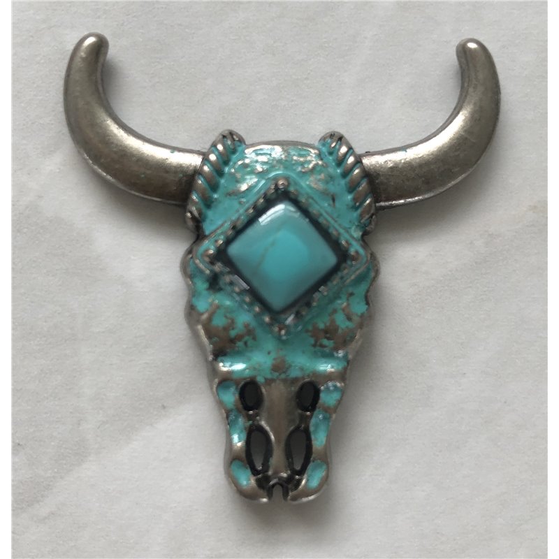Turquoise Cowskull Concho