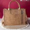 Montana West Tote w/Wallet - Brown