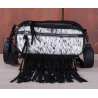 Trinity Ranch Fringe Belt Bag - Black