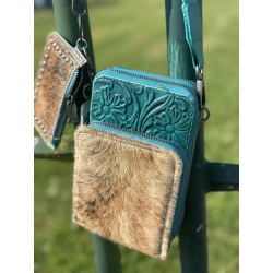 Trinity Ranch Phone Wallet - Turquoise