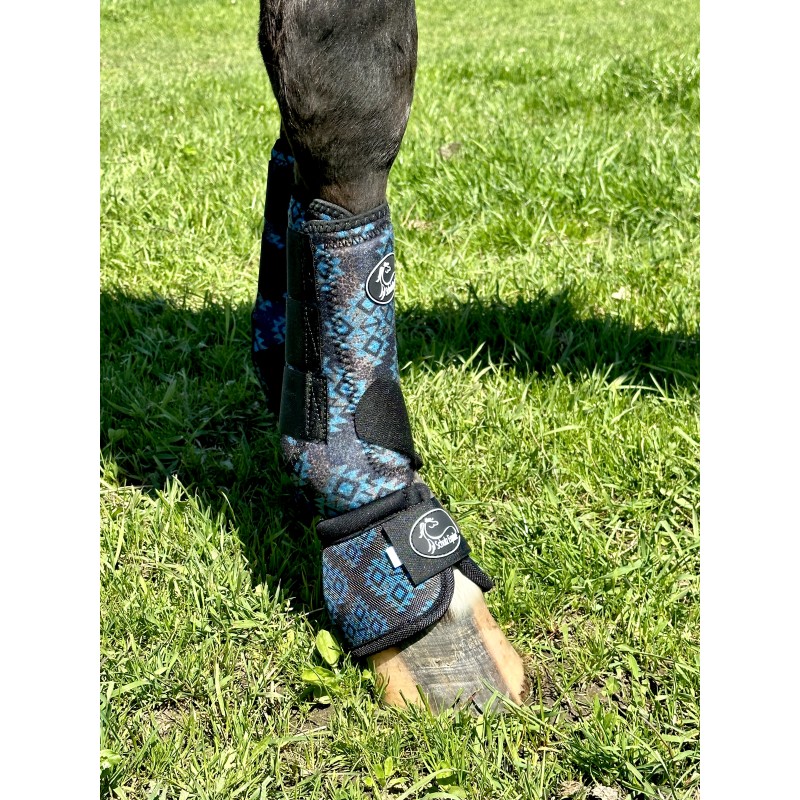 Schulz Equine Aztec Jungle Bell Boots Size S