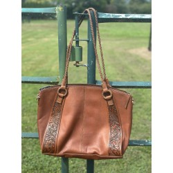 American Darling Hand Tooled Genuine Leather Purse