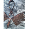 John Wayne Fringe Headstall and Breast Collar Set