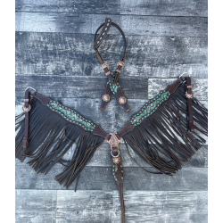 Dalton Fringe Headstall and Breast Collar Set