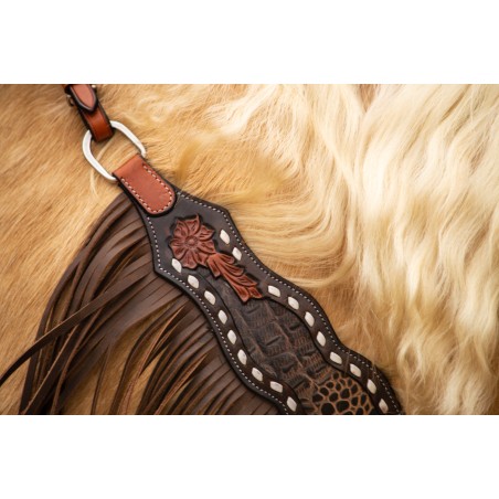 Josie Wales Headstall and Fringe Breast Collar Set