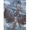 Josie Wales Headstall and Fringe Breast Collar Set