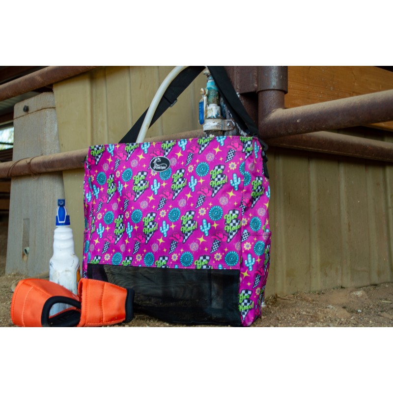 Neon Yeehaw! Everything Equine Tote Bag