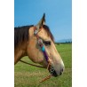 Purple Mohair Headstall