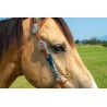 Grey Mohair Headstall