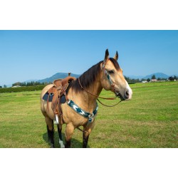 Gray Mohair Breast Collar