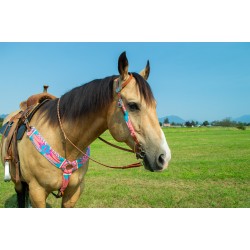 Pink Mohair Breast Collar