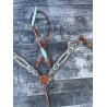 Silverado Turquoise Headstall and Breast Collar Set