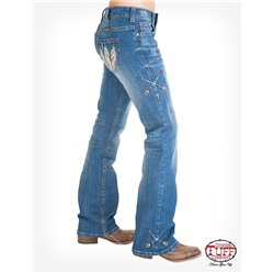 Cowgirl Tuff Catchin' The Dream Ladies Jeans