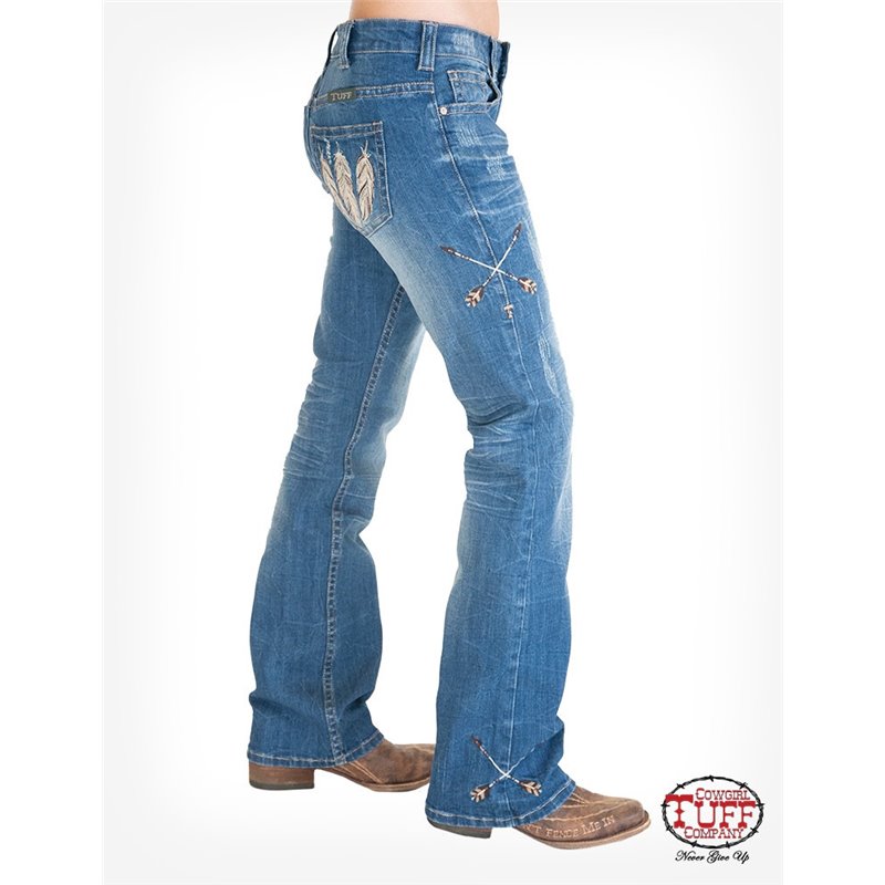 Cowgirl Tuff Catchin' The Dream Ladies Jeans