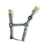 Schulz Equine Nylon Halter Turquoise Glass