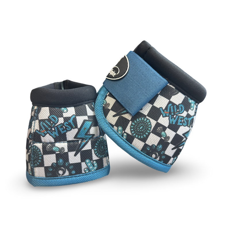 Schulz Equine Turquoise Glass Bell Boots