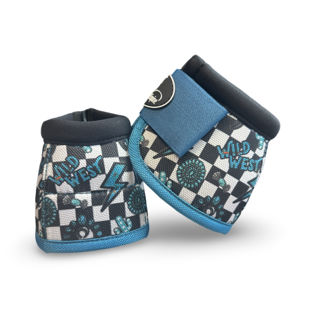 Schulz Equine Turquoise Glass Bell Boots